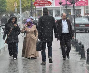 Karla Karışık Yağmur Bekleniyor