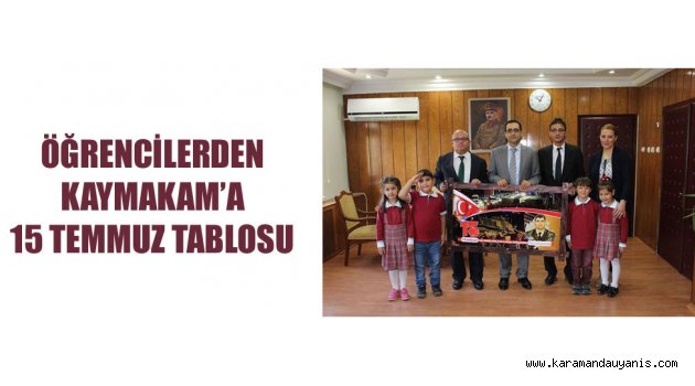 KAYMAKAM'A SÜPRİZ ZİYARET