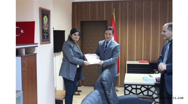 KAYMAKAM'DAN ÖDÜL TÖRENİ
