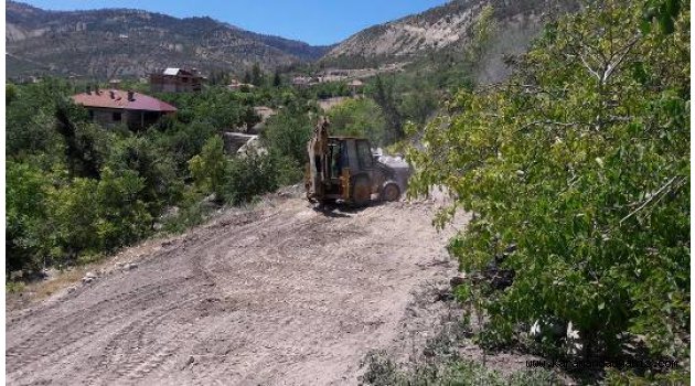 KAZANCI BUCAK YOLU YAPILIYOR