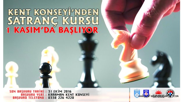 KENT KONSEYİ’NDEN SATRANÇ KURSU