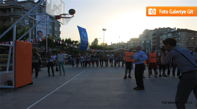 3x3 Sokak Basketbol turnuvası..