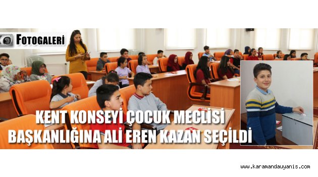 KENT KONSEYİNDEN SEÇİMLER..