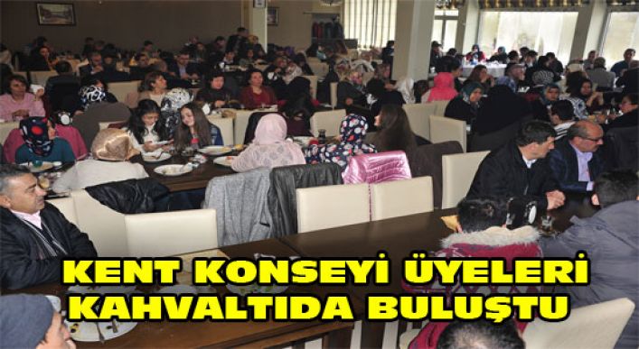 Kent Konseyi Üyeleri Kahvaltıda Buluştu