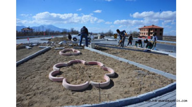 KENTTE  PEYZAJ ÇALIŞMALARI