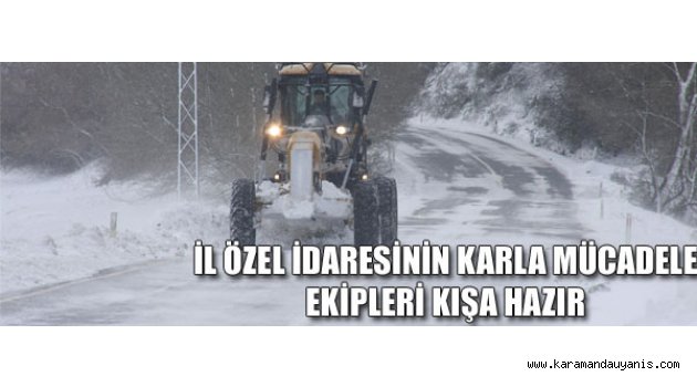KIŞ TEDBİRLERİ