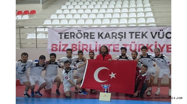 KMÜ ERKEK VOLEYBOL TAKIMI BİRİNCİ LİG’DE