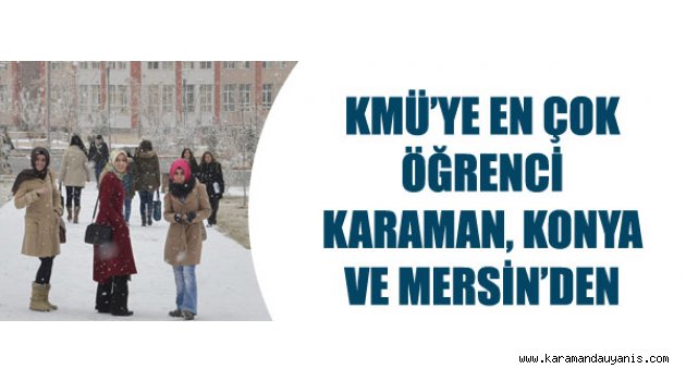 KMÜ İLLERE GÖRE ÖĞRENCİ SAYISI
