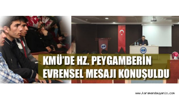 KMÜ İslami İlimler Fakültesi..