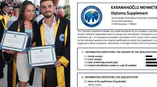 Kmü "diploma Eki Etiketi" Aldı