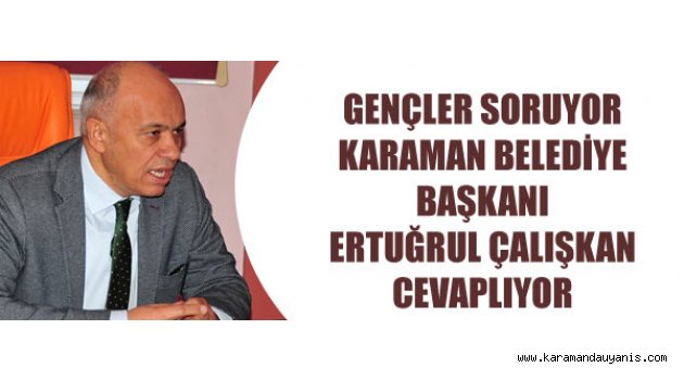 KMÜ'DE GENÇLERLE BULUŞACAK