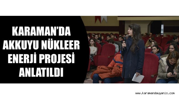 KMÜ'DE KONFERANS..