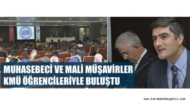 KMÜ'DE MUHASEBE SEMİNERİ