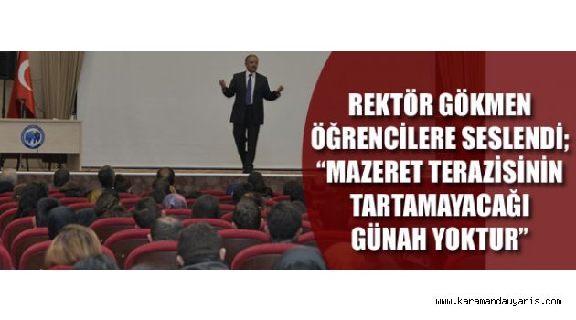 KMÜ'DE SÖYLEŞİ