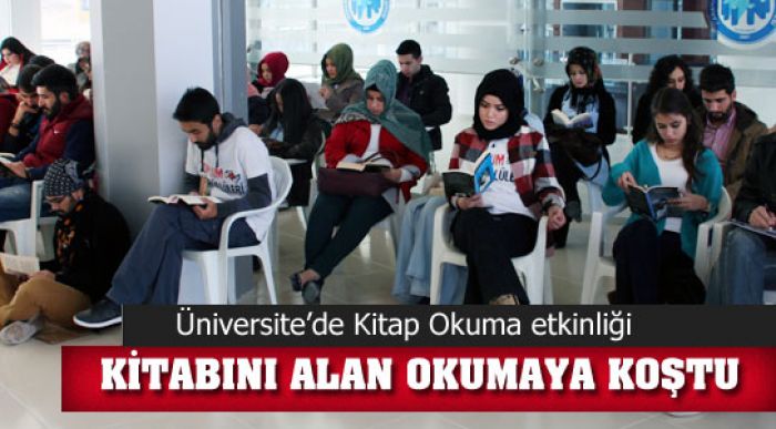 Kmü'de Kitap Okuma Etkinliği