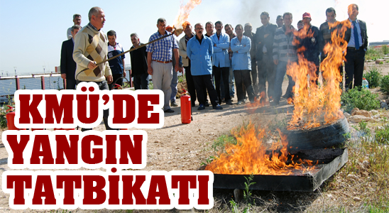 Kmü’de Yangın Tatbikatı