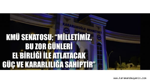 KMÜ'DEN KINAMA