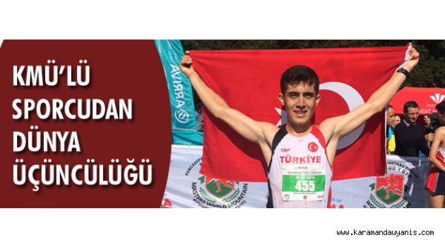 KMÜ'LÜ SPORCU GURURLANDIRDI