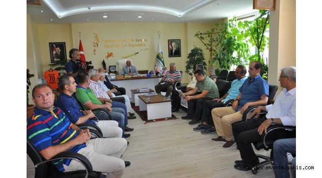 KOMŞU İLÇE BAŞKANLARINDAN ZİYARET