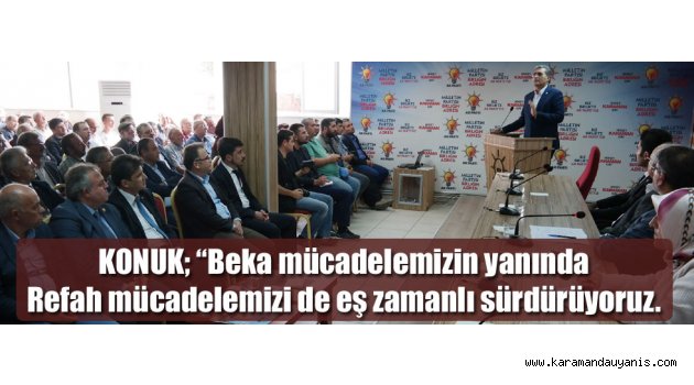 KONUK PARTİLİLERE SESLENDİ