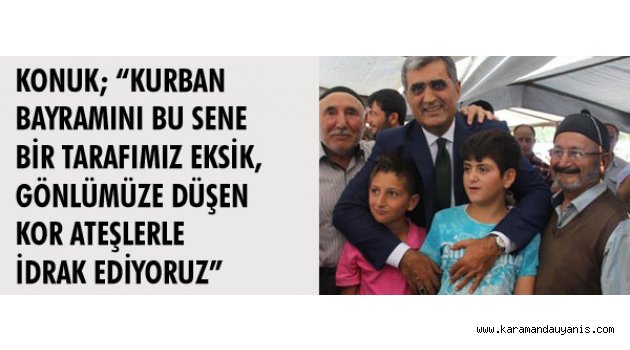 KONUK'DAN BAYRAM MESAJI
