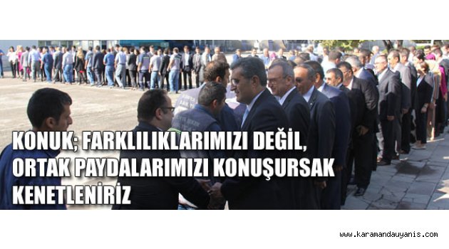 KONYA ŞEKER'DE BAYRAMLAŞMA