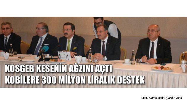 KOSGEB KREDİLERİ