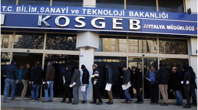 KOSGEB'E 244.980 BAŞVURU YAPILDI