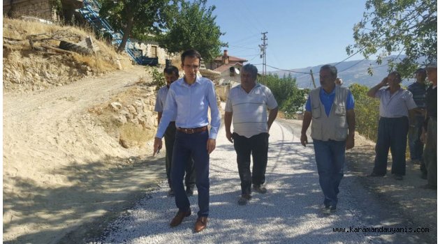 KÖY YOLLARINDA İYİLEŞTİRME