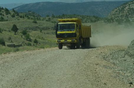 Köylerde Yol Çalışmaları