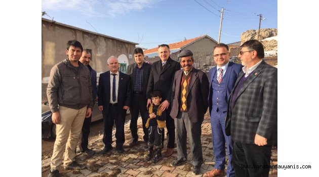 KÖYLERİ ZİYARET ETTİLER