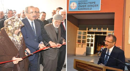 Köyünde Adını Taşıyan Okulu Açtı