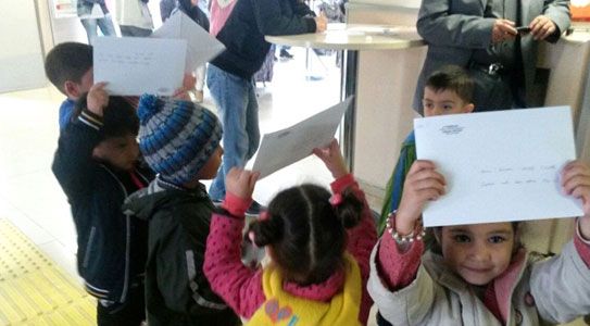 Kreş Minikleri Kartlarını Gönderdi