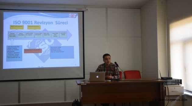 KTSO´DA ISO 9001EĞİTİMİ DÜZENLENDİ