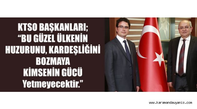 KTSO TERÖRÜ LANETLEDİ