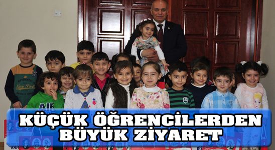 Küçük Öğrenciler Başkan Çalışkan’ı Ziyaret Etti