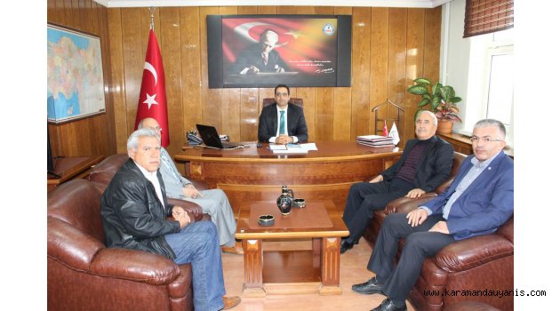 KÜLTÜR DERNEĞİNDEN KAYMAKAM’A ZİYARET