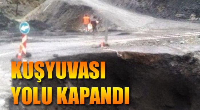 Kuşyuvası Yolu Kapandı