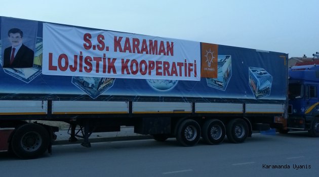 LOJİSTİK KOOPERATİFİ KARAMAN’IN YÜKÜNÜ SIRTLIYOR