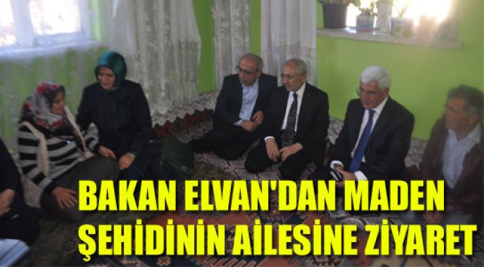 Maden Şehidinin Ailesine Ziyaret