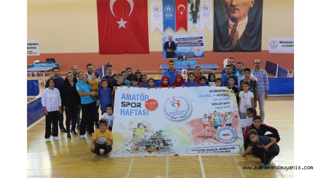 MASA TENİSİ MÜSABAKALARI SONA ERDİ