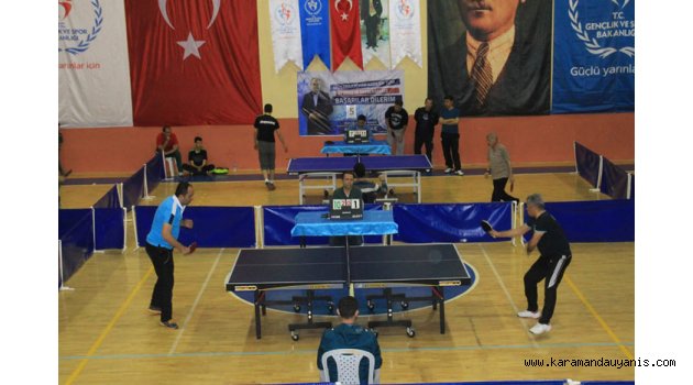 MASA TENİSİ TURNUVASI BAŞLADI