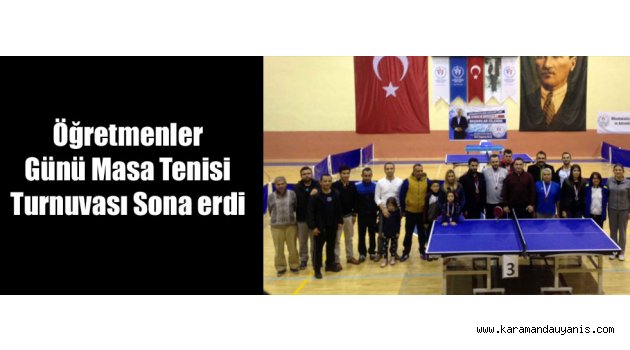 MASA TENİSİ TURNUVASI..