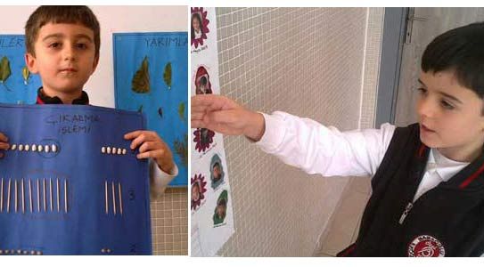 Matematik Projesinde Yarıştı