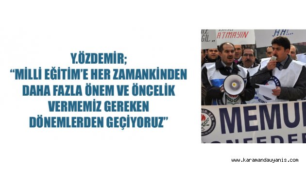 MEMUR SEN'DEN EĞİTİM YILI MESAJI