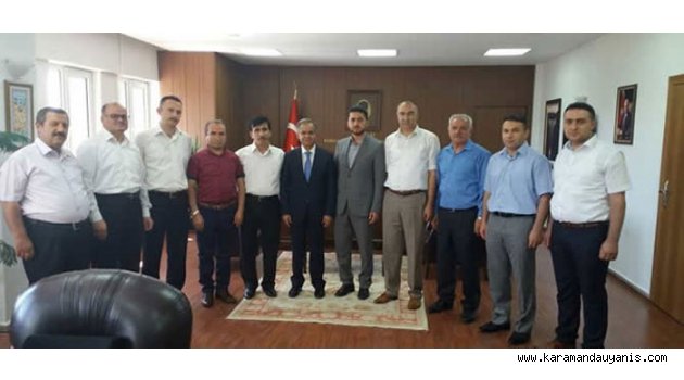 MEMUR SEN'DEN VALİ TAPSIZ'A ZİYARET