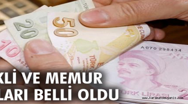 MEMUR VE EMEKLİLERİN ZAMMI BELLİ OLDU