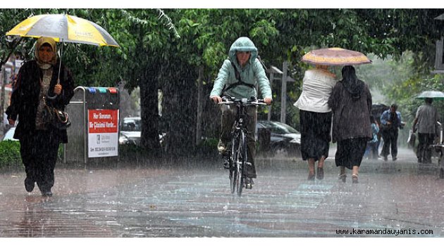 METEOROLOJİ’DEN SAĞNAK YAĞIŞ UYARISI