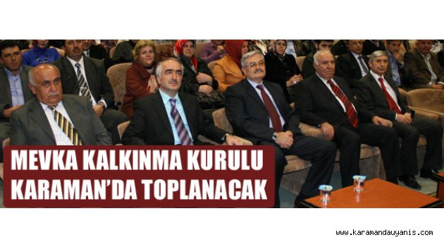 MEVKA TOPLANTILARI