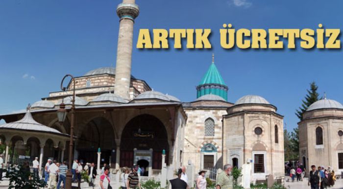Mevlana Müzesi'ne Girişler Artık Ücretsiz